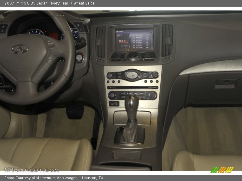Ivory Pearl / Wheat Beige 2007 Infiniti G 35 Sedan