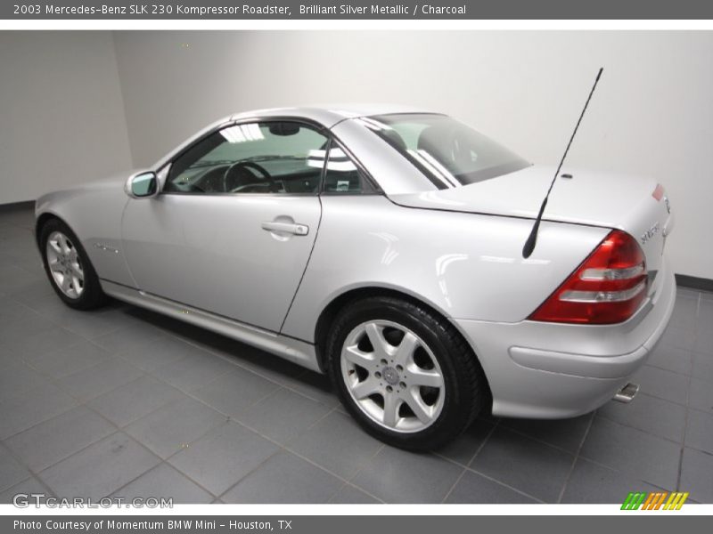 Brilliant Silver Metallic / Charcoal 2003 Mercedes-Benz SLK 230 Kompressor Roadster