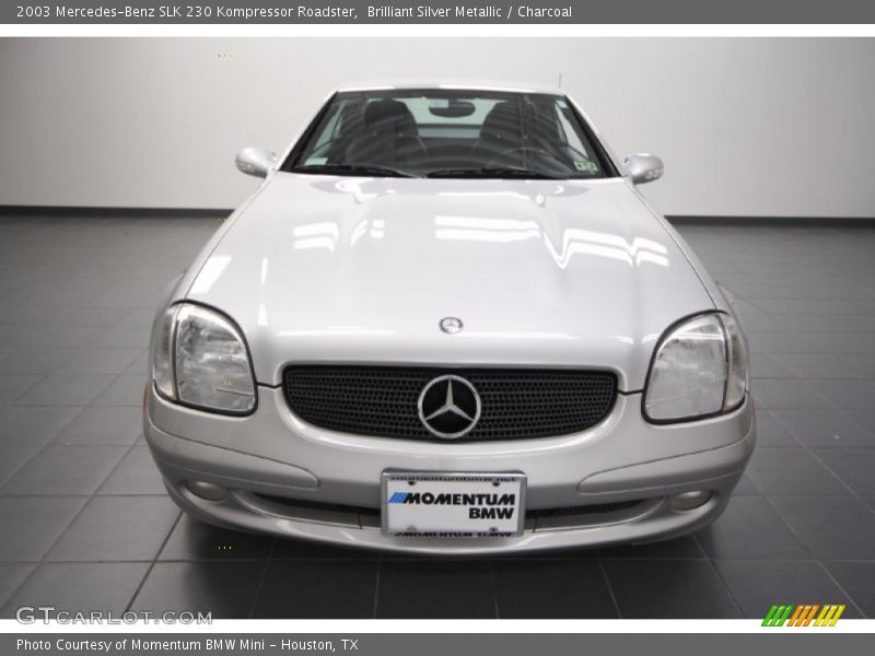 Brilliant Silver Metallic / Charcoal 2003 Mercedes-Benz SLK 230 Kompressor Roadster