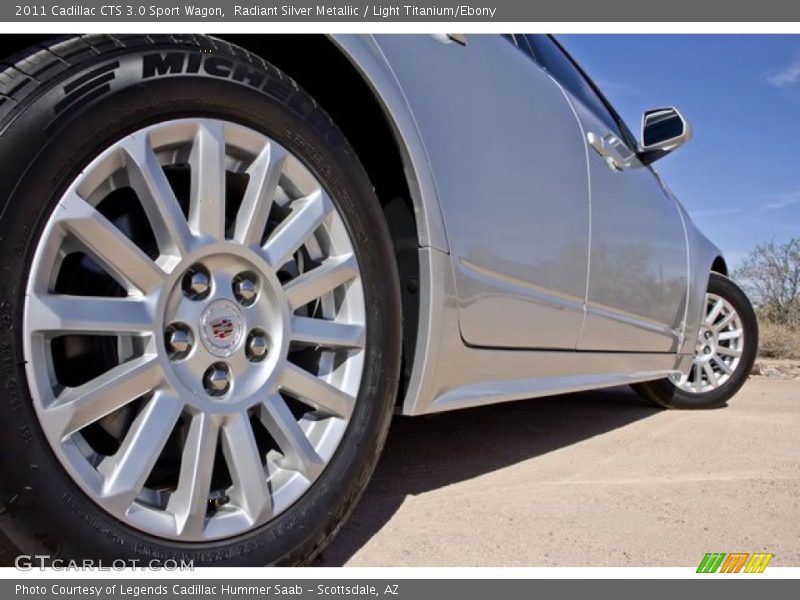Radiant Silver Metallic / Light Titanium/Ebony 2011 Cadillac CTS 3.0 Sport Wagon