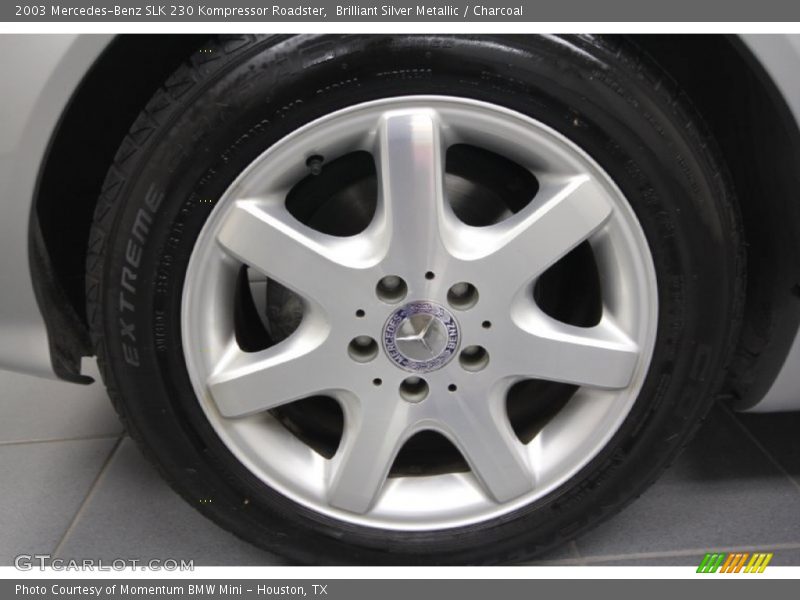 Brilliant Silver Metallic / Charcoal 2003 Mercedes-Benz SLK 230 Kompressor Roadster