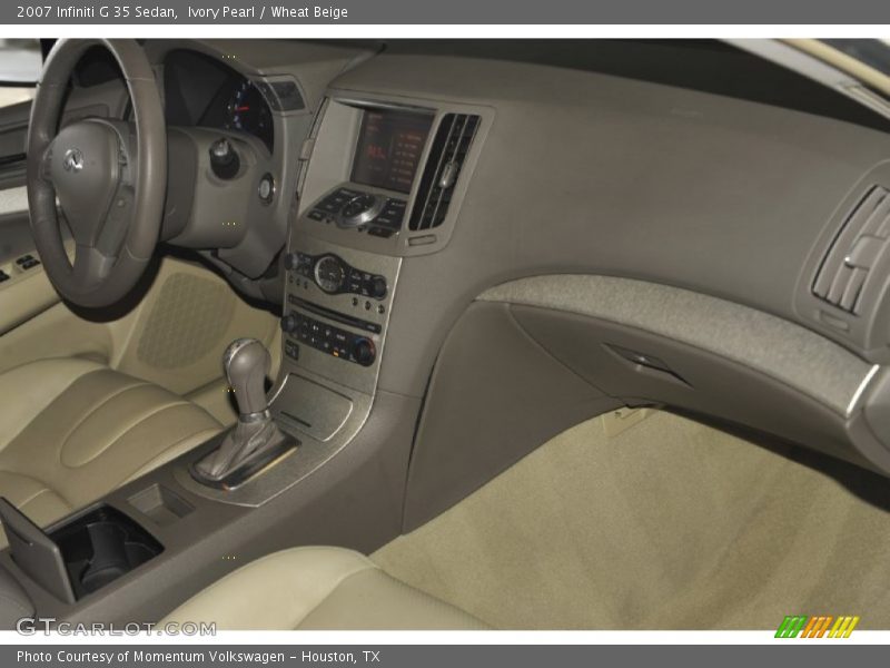 Ivory Pearl / Wheat Beige 2007 Infiniti G 35 Sedan