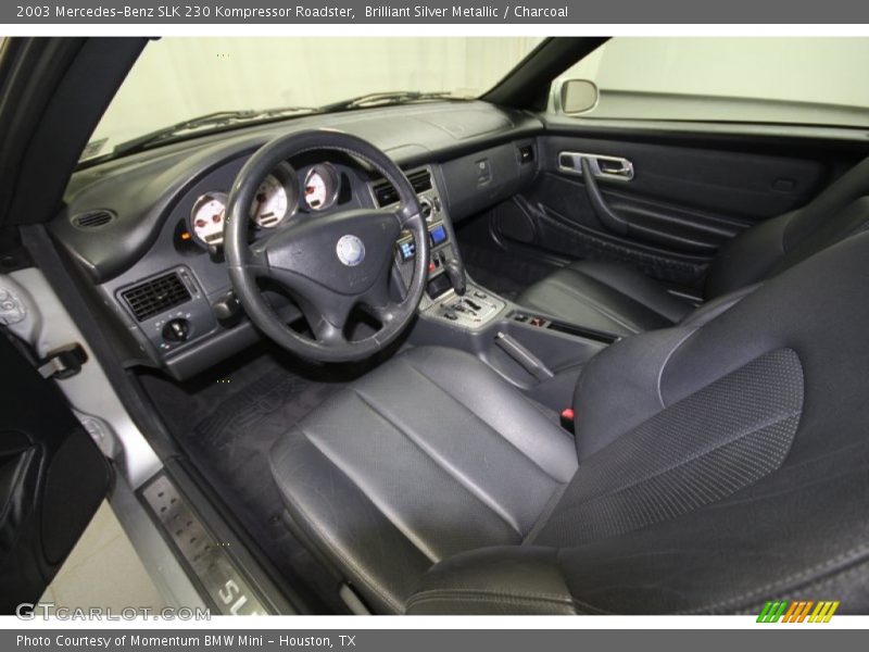 Brilliant Silver Metallic / Charcoal 2003 Mercedes-Benz SLK 230 Kompressor Roadster