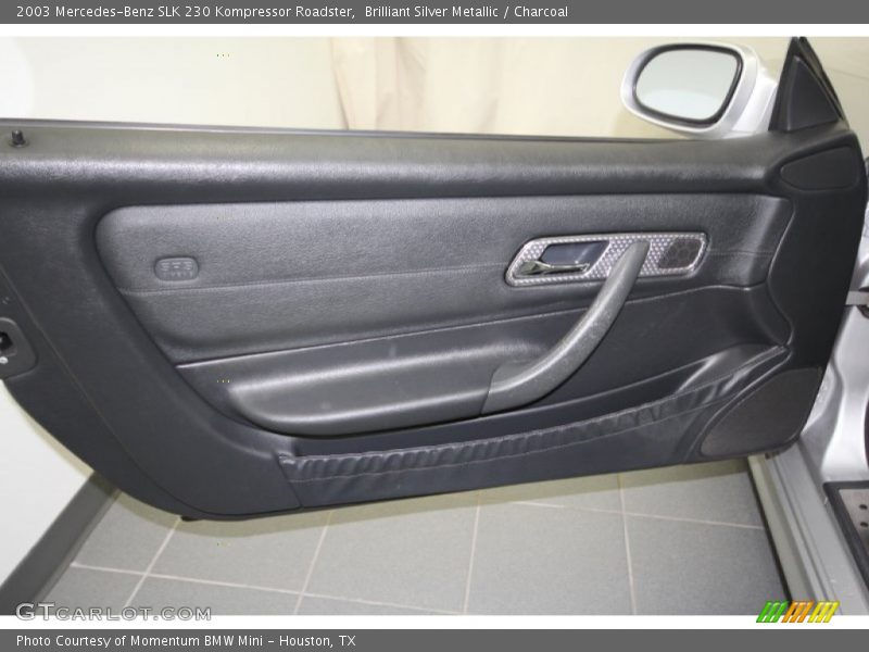 Brilliant Silver Metallic / Charcoal 2003 Mercedes-Benz SLK 230 Kompressor Roadster