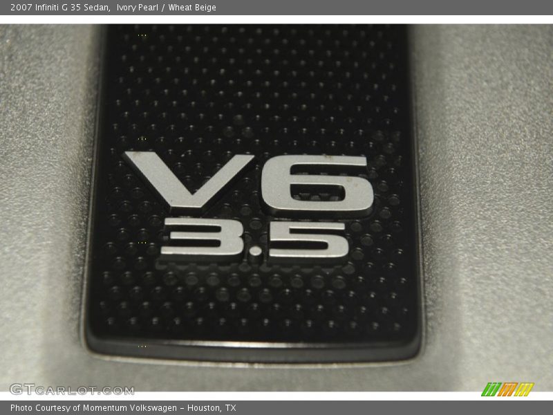 Ivory Pearl / Wheat Beige 2007 Infiniti G 35 Sedan