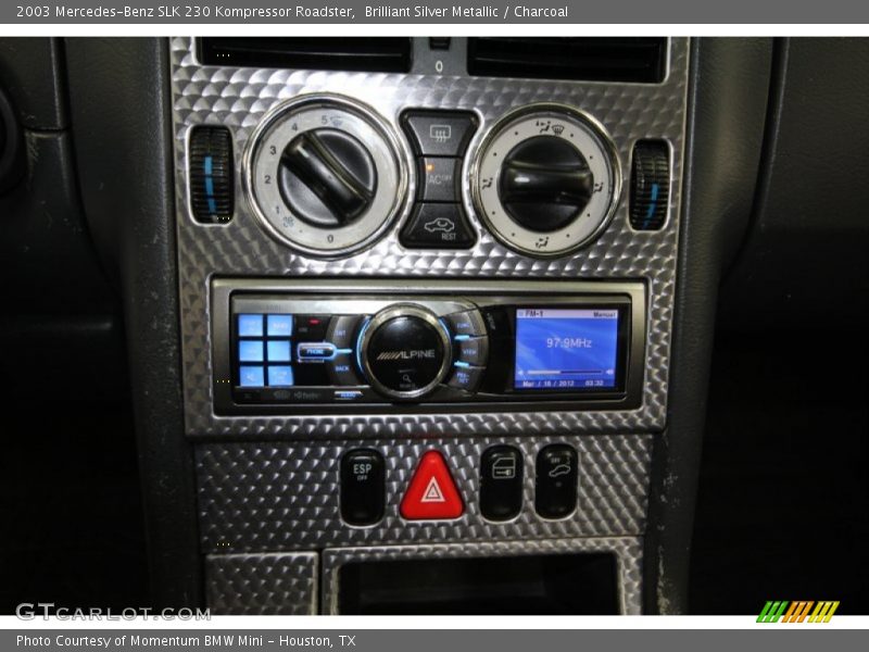 Brilliant Silver Metallic / Charcoal 2003 Mercedes-Benz SLK 230 Kompressor Roadster