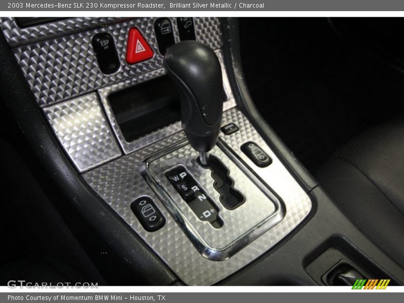 Brilliant Silver Metallic / Charcoal 2003 Mercedes-Benz SLK 230 Kompressor Roadster