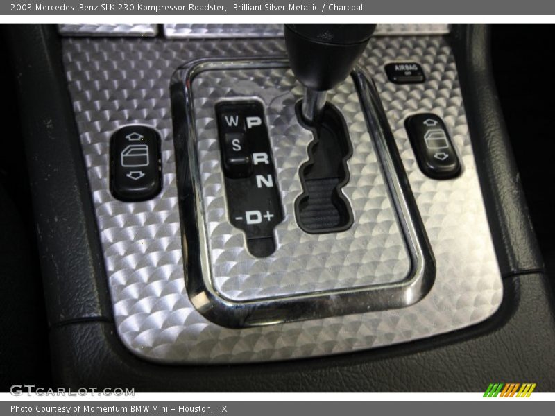Brilliant Silver Metallic / Charcoal 2003 Mercedes-Benz SLK 230 Kompressor Roadster