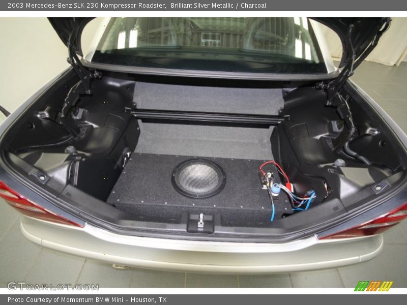 Brilliant Silver Metallic / Charcoal 2003 Mercedes-Benz SLK 230 Kompressor Roadster