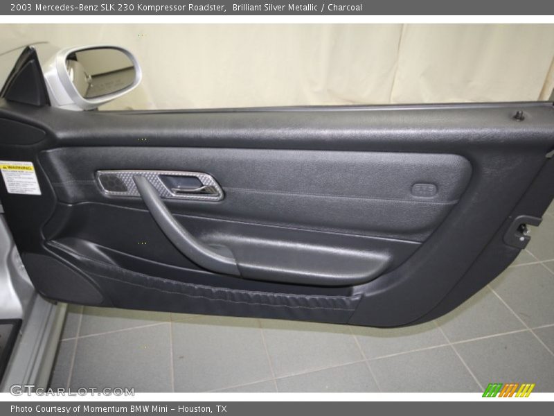 Brilliant Silver Metallic / Charcoal 2003 Mercedes-Benz SLK 230 Kompressor Roadster