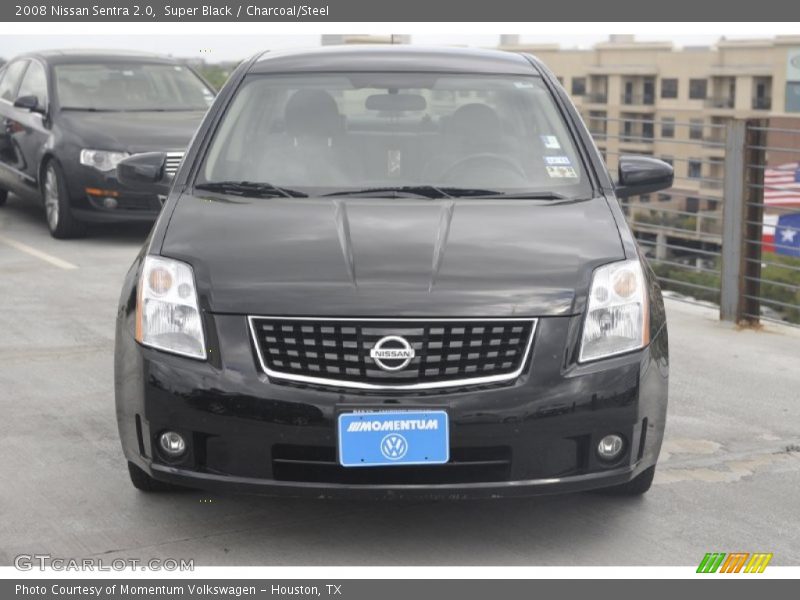 Super Black / Charcoal/Steel 2008 Nissan Sentra 2.0