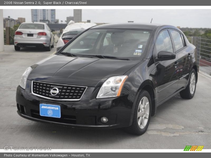 Super Black / Charcoal/Steel 2008 Nissan Sentra 2.0