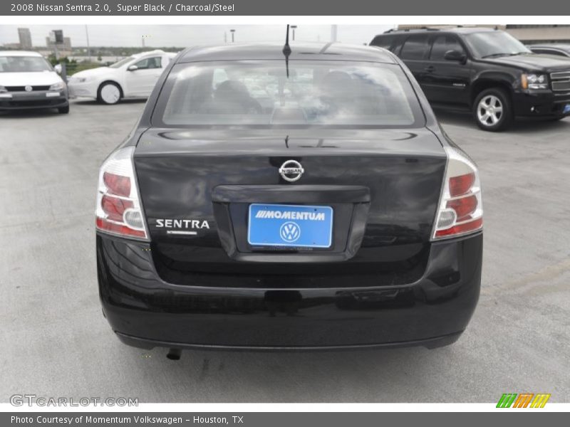 Super Black / Charcoal/Steel 2008 Nissan Sentra 2.0