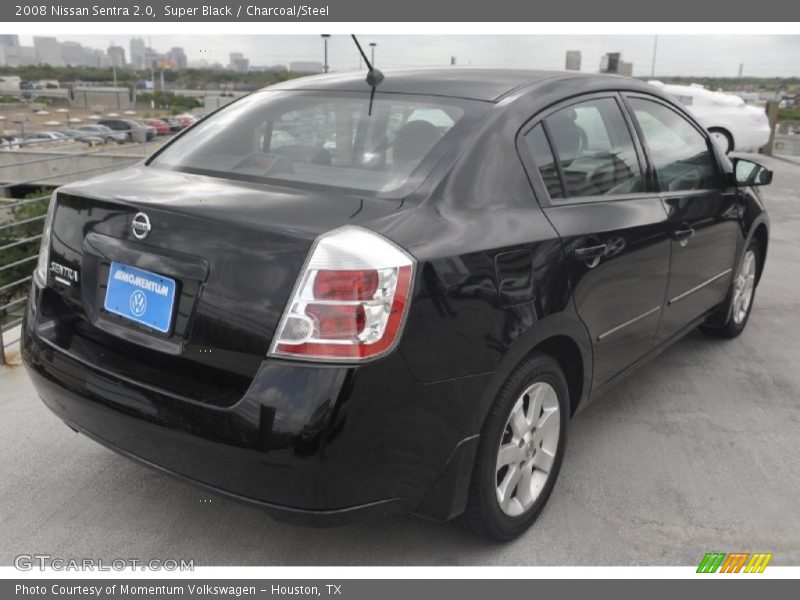 Super Black / Charcoal/Steel 2008 Nissan Sentra 2.0