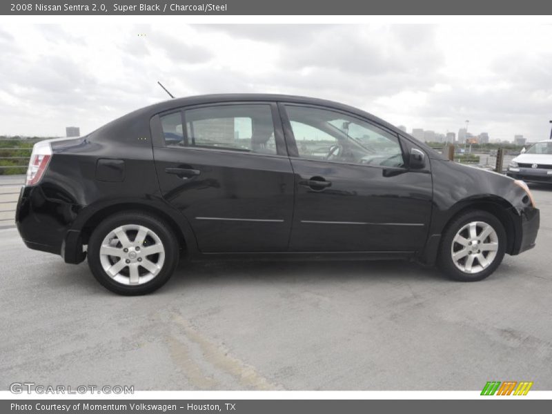 Super Black / Charcoal/Steel 2008 Nissan Sentra 2.0