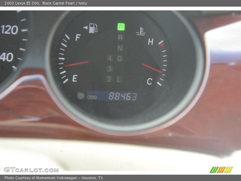 Black Garnet Pearl / Ivory 2003 Lexus ES 300