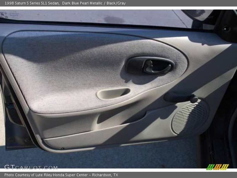 Dark Blue Pearl Metallic / Black/Gray 1998 Saturn S Series SL1 Sedan
