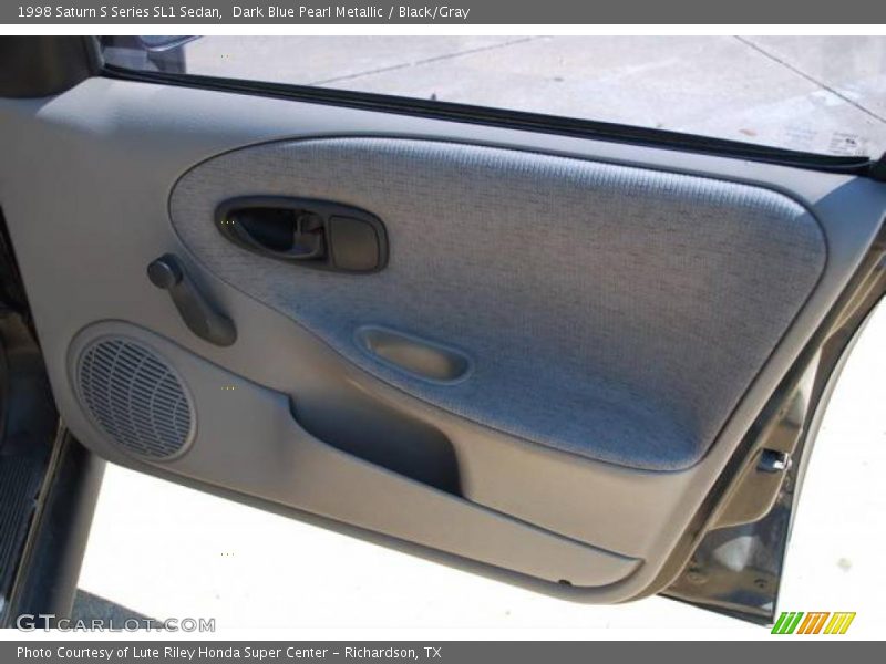 Dark Blue Pearl Metallic / Black/Gray 1998 Saturn S Series SL1 Sedan
