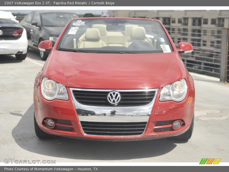 Paprika Red Metallic / Cornsilk Beige 2007 Volkswagen Eos 2.0T