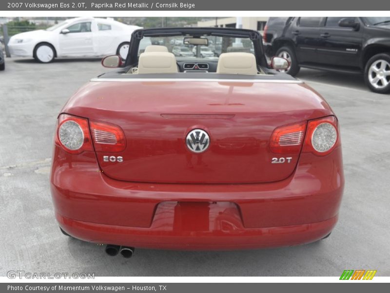 Paprika Red Metallic / Cornsilk Beige 2007 Volkswagen Eos 2.0T