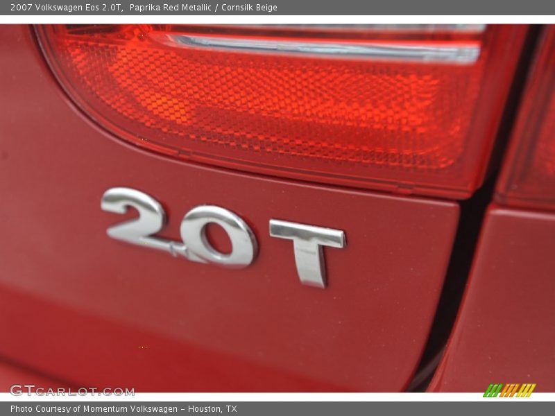 Paprika Red Metallic / Cornsilk Beige 2007 Volkswagen Eos 2.0T
