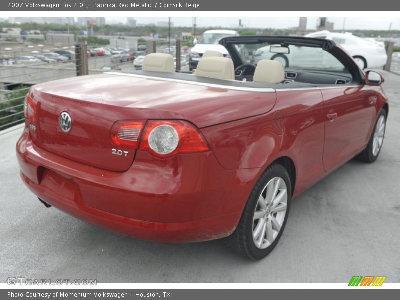 Paprika Red Metallic / Cornsilk Beige 2007 Volkswagen Eos 2.0T