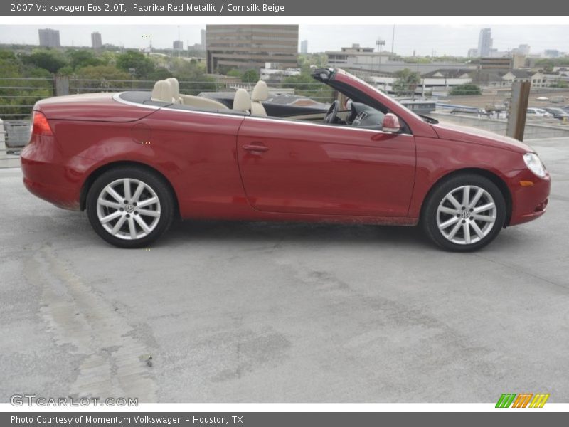 Paprika Red Metallic / Cornsilk Beige 2007 Volkswagen Eos 2.0T