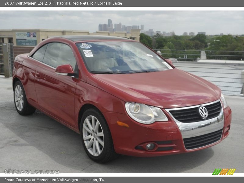 Paprika Red Metallic / Cornsilk Beige 2007 Volkswagen Eos 2.0T