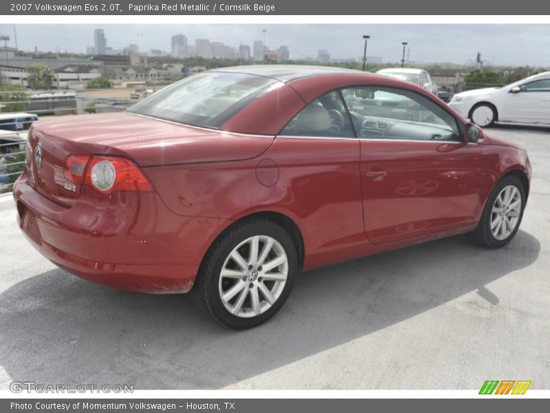 Paprika Red Metallic / Cornsilk Beige 2007 Volkswagen Eos 2.0T