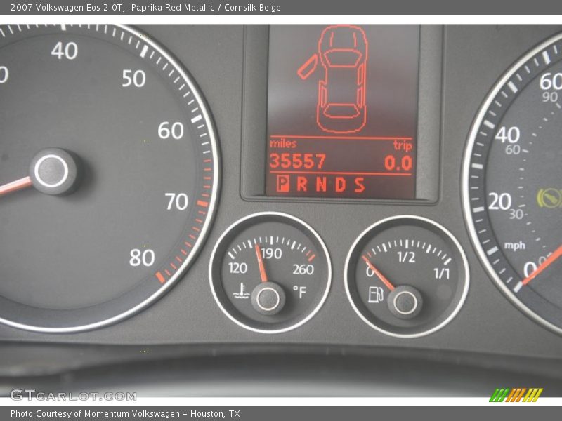 Paprika Red Metallic / Cornsilk Beige 2007 Volkswagen Eos 2.0T