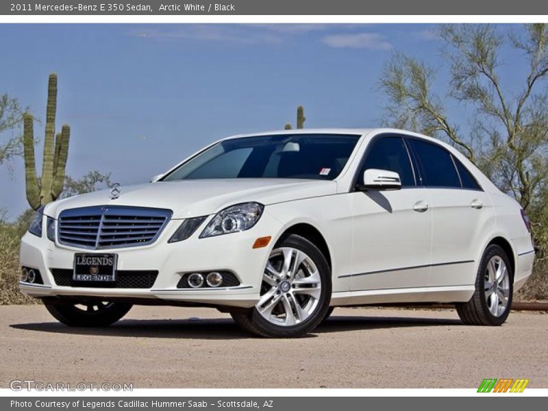Front 3/4 View of 2011 E 350 Sedan