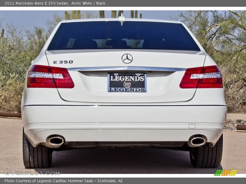 Arctic White / Black 2011 Mercedes-Benz E 350 Sedan