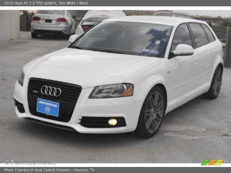 Ibis White / Black 2010 Audi A3 2.0 TFSI quattro