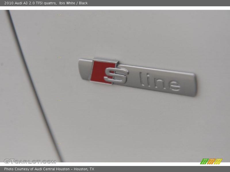 Ibis White / Black 2010 Audi A3 2.0 TFSI quattro
