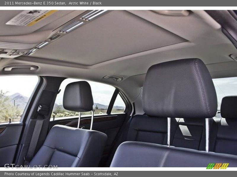 Arctic White / Black 2011 Mercedes-Benz E 350 Sedan