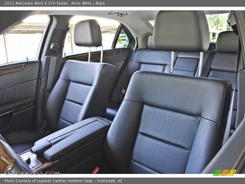Arctic White / Black 2011 Mercedes-Benz E 350 Sedan