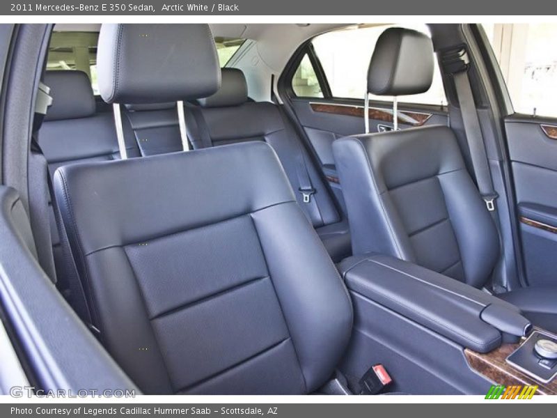 Arctic White / Black 2011 Mercedes-Benz E 350 Sedan