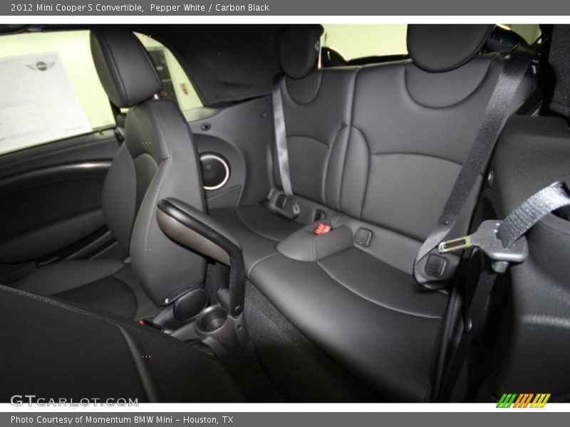 Pepper White / Carbon Black 2012 Mini Cooper S Convertible