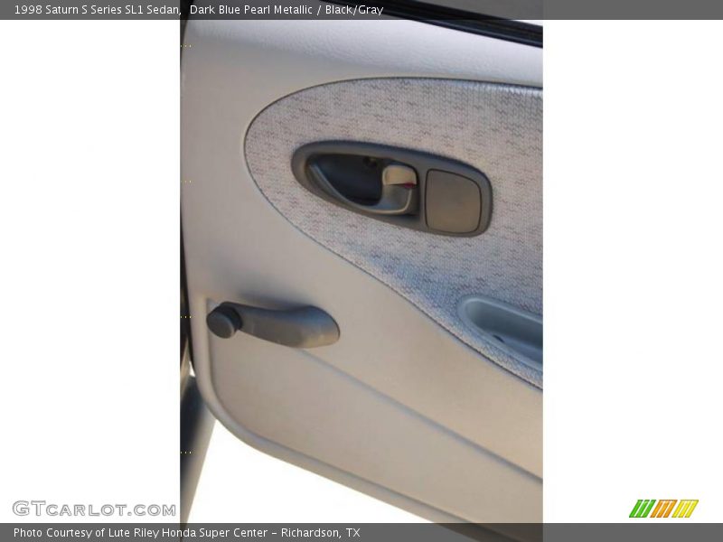 Dark Blue Pearl Metallic / Black/Gray 1998 Saturn S Series SL1 Sedan