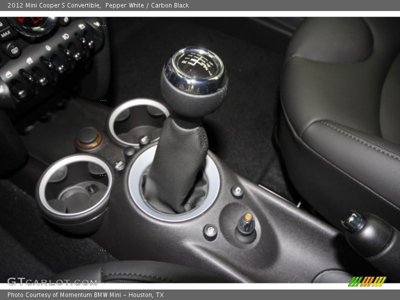Pepper White / Carbon Black 2012 Mini Cooper S Convertible