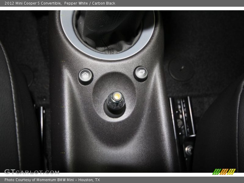 Pepper White / Carbon Black 2012 Mini Cooper S Convertible