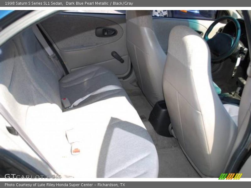 Dark Blue Pearl Metallic / Black/Gray 1998 Saturn S Series SL1 Sedan