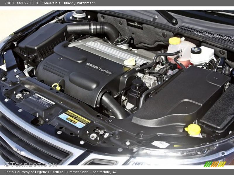  2008 9-3 2.0T Convertible Engine - 2.0 Liter Turbocharged DOHC 16-Valve 4 Cylinder