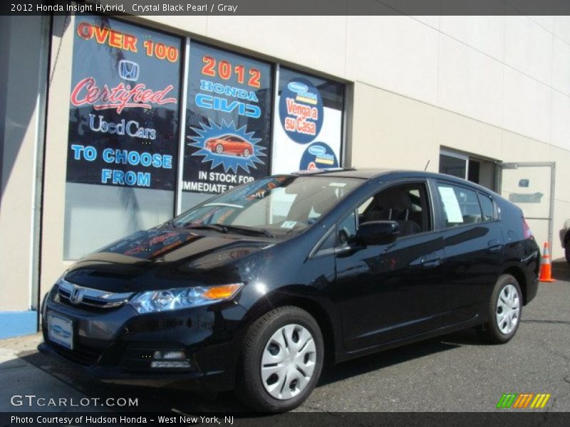 Crystal Black Pearl / Gray 2012 Honda Insight Hybrid