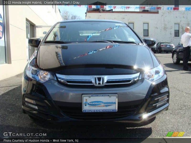 Crystal Black Pearl / Gray 2012 Honda Insight Hybrid