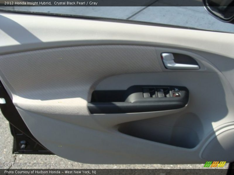 Crystal Black Pearl / Gray 2012 Honda Insight Hybrid