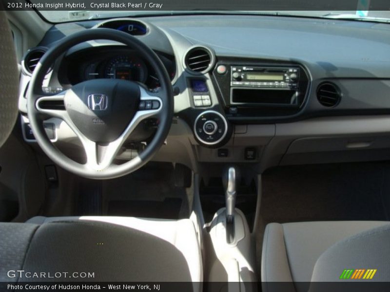 Crystal Black Pearl / Gray 2012 Honda Insight Hybrid