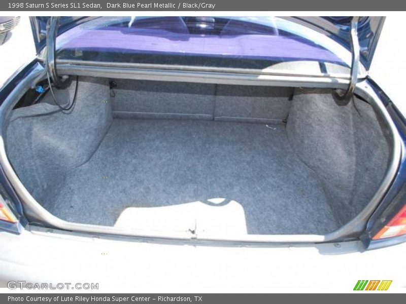 Dark Blue Pearl Metallic / Black/Gray 1998 Saturn S Series SL1 Sedan