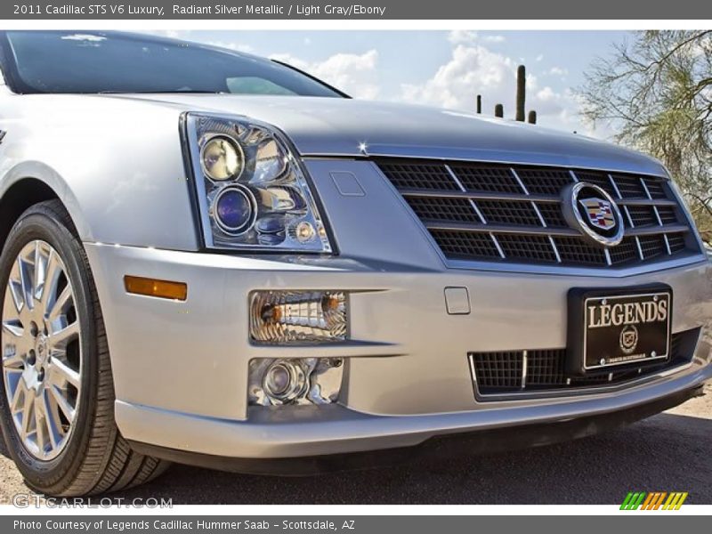 Radiant Silver Metallic / Light Gray/Ebony 2011 Cadillac STS V6 Luxury