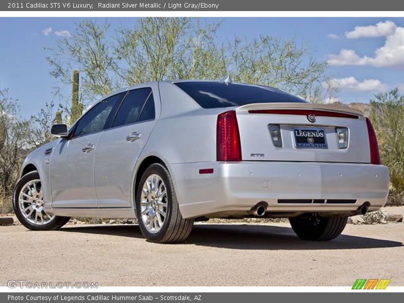 Radiant Silver Metallic / Light Gray/Ebony 2011 Cadillac STS V6 Luxury